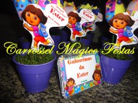 Centro de Mesa Dora Aventureira